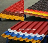 Galvanized sheets-colored tiles