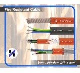 Fireproof silicone cable