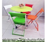 Classic folding table and chair - Durable and cheap folding chair