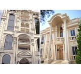 Production and execution of the Roman and classical facade of Arad