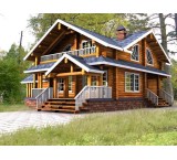 Construction of various types of prefabricated wooden houses and wooden pavilions
