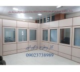 Interior decoration of the work company building and decorator's design