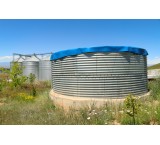 Construction of prefabricated water tanks of Pars Turk Silo Company