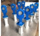 Production of guillotine valves