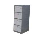 Student chairs and filing cabinets