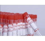 Gelled blood collection tube