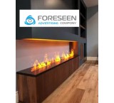 Evaporative fireplace (cold steam fireplace)