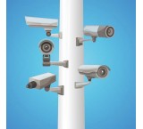 CCTV camera rig, octagonal camera base
