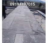 Implementation of sheet stone - floor and facade