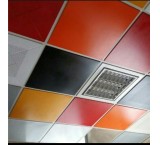 Aluminum punch middle tile