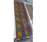 The use of colored Talc in interior decoration and building facade