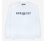 White three-thread spring cut blouse 1330105-2