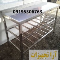 تفاوت میز کار استیل با میز کار چوبی| انواع میز کار صنعتی