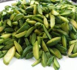 The production of slice, pistachio nuts, clear