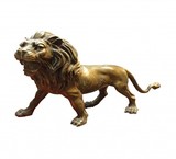 Lion sculptures, Bronze
