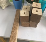 Machine turns wood waste to the chassis pallet ومبلمان