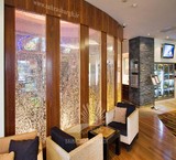 Fountain modern special interior of the building