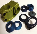 Hard and colored aluminum anodizing