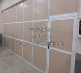 The representation partitions, single glazing, aluminum partition , single-walled coil aluminum