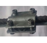 Galvanized earth connection