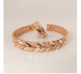 Half a set of copper-plated wheat for women