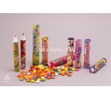 لوله مقوایی(بسته بندی دراژه شکلاتی--اسمارتیز)