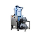 Vertical central vacuum system