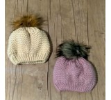 Double layer knitted hat
