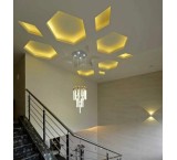 Interior and facade decorative projects of the building