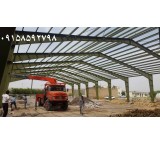Construction of light sheds - Construction of trusses and steel structures