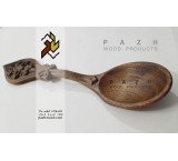 Inlaid wooden spoon