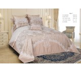 Bridal bedding set with lace