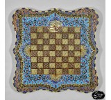 Isfahan inlay and shell backgammon board