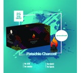 Pistachio lump charcoal