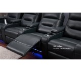 Electric private cinema furniture and relaxation chairs for game room and personal cinema, the pleasure of watching movies in your own private cinema