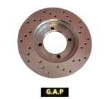Pride brake disc turbo model (perforated), packing 2 pieces
