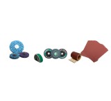 Abrasion tools, sandpaper, industrial scotch and polishing accessories