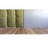 Wall sound insulation with 100% sound