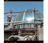 شیشه خم ،ویترین،نورگیر