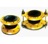 Rubber shock absorber and accordion