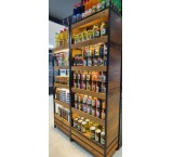 Furnishing of super product metal wood shelf