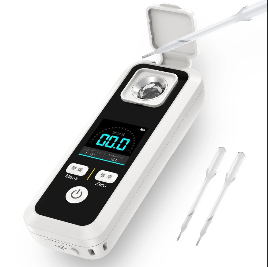 رفرکتومتر FNIRSI JBM-20 کنترل کیفیت آبمیوه، عسل و شربت