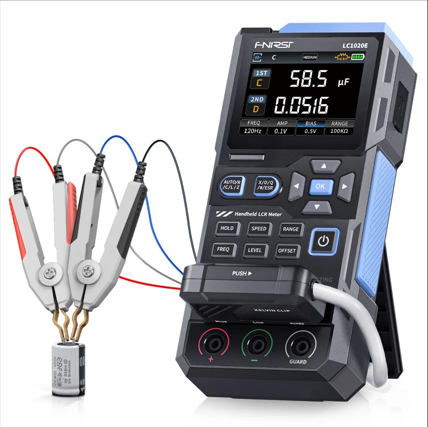 FNIRSI LC1020E: LCR متر دستی دقیق و هوشمند