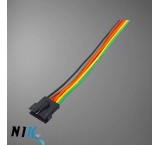 کانکتور SM بین راهی 6 پین نری سیم دار 15 سانتی