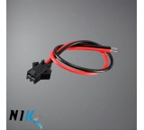 کانکتور SM بین راهی 2 پین مادگی سیم دار 15 سانتی