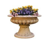 گلدان شهری پایه دار فایبرگلاس سایز بزرگ