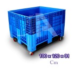 باکس پالت پلاستیکی مقاوم (ارتفاع 91 سانتی متر)