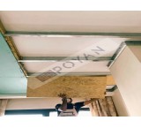 عایق صوتی سقف روکار بدون تخریب