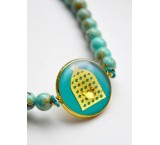 گردنبند ورق طلا مرغ آمین