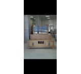 آینه کنسول ست میزتلویزیون چوبی خودرنگ حصیری